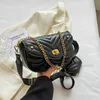 Cheap 80% Off 2023 New Lingge Embroidered Thread Small Square Shoulder Solid Color Diagonal Straddle Women's Bag code 899