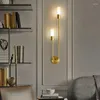 Wandlamp ZK50 moderne led-lichtstrip Nordic voor slaapkamerdecoratie woonkamer gang achtergrondverlichting