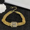 Luxury Ccity Neckor Classic Pendant Designer Jewelry Letter C Pearl Gold Chokers Halsband Party Högkvalitativa tillbehör 90