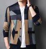 Men's Sweaters Designer Fashion Sweater for Men Green Striped Pink Knit Button Lady Cardigans Sweaters V-neck Loose Casual Spring Autumn Knitted Coat Clothes