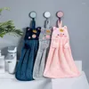 Towel Cute Hand Kitchen Bathroom Super Absorbent Microfiber Tableware Cleaning Cartoon Pig Hanging