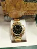 Met originele doos Horloge 40 mm 116503 116523 Saffier 18K geel goud zwart Geen chronograaf Mechanische automatische herenhorloges 69