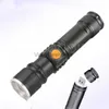 Torches Powerful LED Flashlight Tactical Flashlights Rechargeable USB Built In 18650 Waterproof Zoom Fishing Hunting LED Flashlight HKD230902