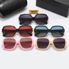 Designer sunglasses 2382 eyewear glasses goggle driving uv black square eyewear discoloration conjoined lenses frame polarized sunglass