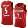 Print 2023 World Cup Germany Basketball Jerseys Deutschland 7 Johannes Voigtmann 0 Isaac Bonga 13 MORITZ WAGNER 9 Franz Wagner 5 Niels Giffey 4 Maodo Lo National Team