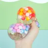 Dekompresja Toy Rainbow Bead Ball Pinch Toys Mąka szczypta mini impreza Favors Favors Goodie Bag Fovlery dla chłopców dziewczęta