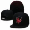 Nouveau Baskebtall Snapback Hats Team Black Color Cap Snapbacks Réglable Mix Match Ordre Toutes Les Casquettes Top Qualité Chapeau ordre mixte