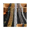 Party Decoration 2021 NYA 2 meter fixade kristaller Rhinestone Ribbon Trim Spet Sying Dress Drop Delivery Home Garden Festive Supp DHR04