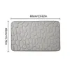 YUEXUAN Tappetini da Bagno in Memory Foam Tappeti da Bagno in Ciottoli Tappetini da Bagno Assorbenti d'Acqua per Bagno Tappeti da Bagno in Pietra Morbida Antiscivolo Lavabili in Lavatrice 10 Colori, 40 cm x 60 cm