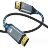 Шнур DP-HDMI, адаптер DisplayPort-HD, 4K, 30 Гц, нейлоновый кабель DP-HDTV, кабель «папа-папа», совместимый с монитором компьютера, проектором, телевизором