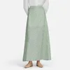 Ethnic Clothing One Size Muslim Dresses For Women Dubai Turkey Cotton Slim Floral Long Skirt Elegant And Versatile Arab Islamic