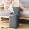 Waste Bins 121416L Intelligent Trash Can Automatic Sensor Dustbin Electric Bin Home Rubbish For Kitchen Bathroom Garbage 230901