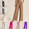 Women's Pants Loose Women Wide Leg Real Pocket Office Lady Trousers Casual Suit The Effortless Tailored 2023
