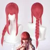 Impreza dostarcza anime łańcuch pińsko -man peruka makima long róża rude włosy cosplay rolę odgrywać Halloween syntetyczny 75 cm