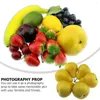 Party Decoration 6 PCS DECORATE Pear Ornament Mini Food Toys Fake Adgnment Miniature Plants Ornament Fruit