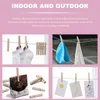 Hängarkläder PINS Tung utomhus med vårträkläder för hantverk och hängande på klädstrecktvätten