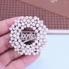 Broches personalizados elegantes organização grega fundada número anos strass pérola 100 anos broche joias