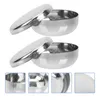 Dinnerware Sets 2 Stainless Steel Rice Bowl Kitchen Bowls Kids Salad Plate Supply Traditional Cooked Soup Child