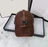 Bola Caps Designer Luxo Clássicos Designer Retro Marca Triângulo Letra Mens Mulheres Alta Qualidade Pu Leathe Boné De Beisebol Faça Velho Verão Sunhat Inverno