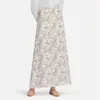 Etniska kläder en storlek muslimska klänningar för kvinnor dubai kalkon bomull smal blommor lång kjol elegant och mångsidig arabisk islamisk