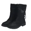 Stivali da neve con zeppa spessa New Black Fashion Stivali da donna caldi Stivali classici da donna invernali Stivali neri per ragazze Scarpe da festa 35-43