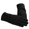 Fem fingrar handskar fem fingrar handskar vinter kvinnlig vindtät vattentät inre plysch 1Pair Warm Mittens Lady Touch Screen Skinvänliga mjuka kvinnor x0902