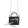 Evening Bags Mini Butterfly Bow Chain Bag Shoulder Crossbody Handbag And Sweet Design For Women