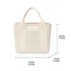 Shopping Bags Simple Canvas Tote Women Handbags Casual Small Bento for Clutch Mini Shopper Purses Female Luxury Mummy Bag 230901