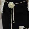 Autres accessoires de mode Chaîne de taille de tissage de fleurs pour ceinture pour femme 230615 Drop Delivery Dhmxi