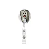 Файлы визитной карточки Cartoon Cilent выдвижной барабан держателя барабана медсестры идентификатор стоматологической цепочки цепочка аллигатора с 362 ﾰ вращением. Drop Ot4pz