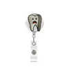 Business Card Files Cartoon Cute Retractable Badge Holder Reel Nurse Id Dental Care Key Chain Alligator Clip With 362° Rotation. Drop Ot4Pz