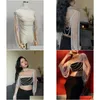 Other Fashion Accessories Women Pearl Tank Top Body Chain Jewelry Y Mtilayer Tassel Long Sleeve Bra Chains Camisole Necklaces Collar P Dho50