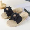 Slippers Women's Summer Rome Style Flower Comfortable Light