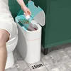 Waste Bins 1316L Smart Trash Can With Garbage Bags Paper Basket For Kitchen Bathroom Toilet Bin Inteligente Sensor 230901