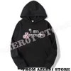 Felpe con cappuccio da uomo Felpe I Am Kenough Merch Felpe con cappuccio Cosplay Inverno Uomo/Donna Con cappuccio Dolce Streetwear Felpa a maniche lunghe Ken New Cos LST230902