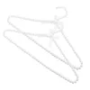 Cintres 2 pièces perle cintre polyvalent vêtements bébé pantalon vêtements rack placard créatif artificiel usage domestique