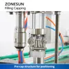 Zonesun 에어로졸 충전 기계 스프레이 캔 실러 반 자동 개인 관리 가정용 청소 제품 장비 ZS-QW1600