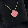 قلادة مصممة Van Cleef Netclace Netclace Jewelry for Women Ice Out Chain 925 Sterling Silver Jewelry Jewelery Jewelery Gold Chain Clover Netclace