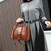 HBP Handbag women's bag spring retro Fengyou waxy bag one shoulder slant cross pu handbag ML-8875