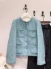 Women's Jackets Designer Chan XL jacket plus size 2023 designer women new winter fashion tweed top-grade Coat cardigan overcoat