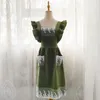 Schürzen, gewaschene Baumwolle, Leinen, Spitze, Küche, Blumenladen, Garten, Rüschen, Arbeit, saubere Schürze für Damenkleid 230901