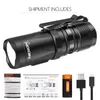 Forches Nicron B11 Mini Led Led Flashlight Super Bright 950 Lumen USB Rechargable IP67.