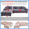 Chair Covers Plaid Stripe Printed Sofa Cover Dustproof Concubine Long Elastic Seat Corner Large