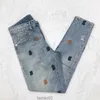 Överdimensionerade mens jeans burb designer byxor tb broderade byxor män kvinnor förlorar avslappnad 4xl 5xl 6xleota