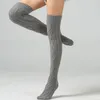 Seksowne skarpetki Zimowe kobiety Kolan Ladies High Stockings Girls Warm House Floor Długie pończochy wełny ponad 230901