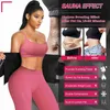 Talia brzucha shaper trener talia Cincher Corset Kontrola brzucha Trening Smukły Belly Belt Pasp Obracanie sportów X0902