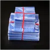 Confezione regalo 2021 Nuovo 100 pezzi Sacchetto di pellicola termoretraibile in PVC Membrana di plastica Imballaggio termoretraibile Trasparente Cosmetici Libri Scarpe Stoccaggio Imballaggio D Dhvfn