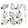 Decorative Flowers Reusable Wedding Car Decorations Elegant European-style Flower Easy Installation For Any Sizes