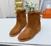 RealFine888 5A Boots IM8156330 Isabelmarant Dewina Leather Ankle Boot Desinger Shoes for Women With Box Size 35-40