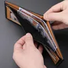 Card Holders Wholesale Men's Carbon Fiber Wallet With Zipper And Holder - Arrival On Amazon